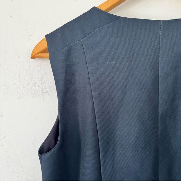 Ted Baker Navy Cosetee Pergola Print Cropped Belted Jumpsuit - Picture 8 of 16